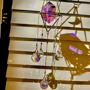 Sacra Luna Crystal Suncatcher